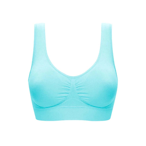 Sujetador deportivo cómodo sin costuras para mujer con almohadillas extraíbles, sujetador de doble capa, Top corto para mujer, ropa deportiva que absorbe el sudor, sujetador S-6XL - Product Image 2