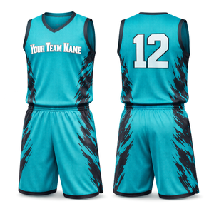 Uniformes de basketball personnalisés en gros, OEM, fournisseur et fabricant de haute qualité, maillots et shorts respirants - Product Image 1