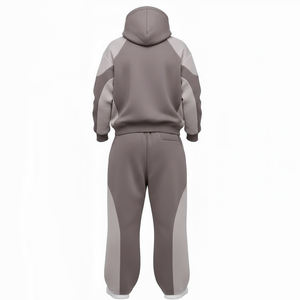 Survêtement tendance surdimensionné personnalisé en tissu 100% coton pour le sport ou les occasions décontractées, design entièrement personnalisé, unisexe - Product Image 2