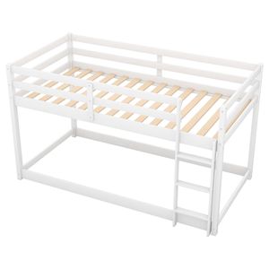 Letto a castello singolo bianco con scaletta per bambini, vecchio SKU WF281727AAK/WF286602AAK - Product Image 5
