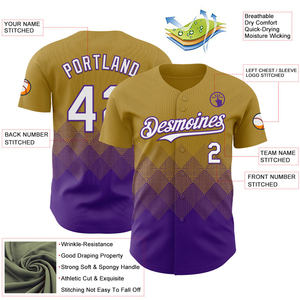 Camisetas de Béisbol Personalizadas al por Mayor, Jersey de Béisbol Unisex Personalizado con sus Propios Diseños, Jerseys Impresos, Proveedor Principal de Pakistán - Product Image 4