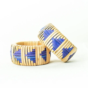 Factory Price Napkin Rings for Wedding <b>Party</b> <b>Table</b> Decor Natural Handmade Rustic Rattan Woven Napkin Rings - Product Image 4