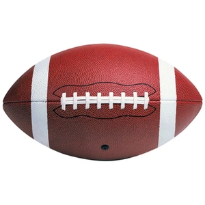 Ballon de football américain en cuir PU, taille officielle, qualité de match, durable, logo personnalisable, utilisation extérieure, vente directe usine - Product Image 1
