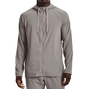 High Quality Unisex Waterproof Windbreaker <b>Jacket</b> with Print Zipper Closure <b>Hooded</b> <b>Soft</b> <b>Shell</b> for Summer Low MOQ Wholesale - Product Image 1