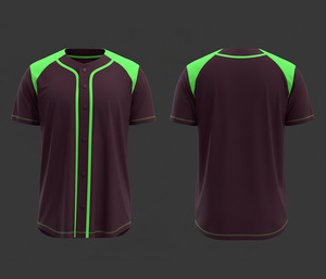 Entrega Rápida, Uniforme de Béisbol con Sublimación Completa |   Uniforme de Béisbol para Equipo con Logotipo y Números Personalizados |   Poliéster Transpirable - Product Image 3