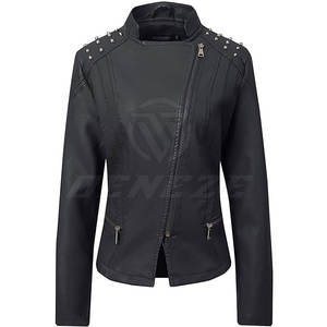 Veste en cuir respirante pour femme, vêtements de mode, fabrication pakistanaise, meilleure qualité, en vente. - Product Image 3
