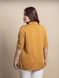 เสื้อเชิ้ตลำลองผู้หญิงพร้อมผ้าพรีเมี่ยมสำหรับสวมใส่ในชีวิตประจำวันและแฟชั่นสุดสัปดาห์ซื้อโดยตรงจากผู้จำหน่าย - Product Image 2