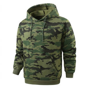 Ensemble 2 pièces pour homme, motif camouflage, streetwear printemps-automne, survêtement de sport pour homme, sweat-shirt et pantalon - Product Image 3