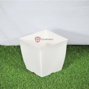 Maceta Moderna Cuadrada de Plástico PP para Decoración de Jardín Interior y Exterior - Product Image 4