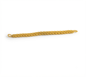 High Quality Generals Golden Bullion Cap Cords Custom Length Coated Finish Top Rated Tactical Officer Uniform <b>Accessories</b> - Product Image 1