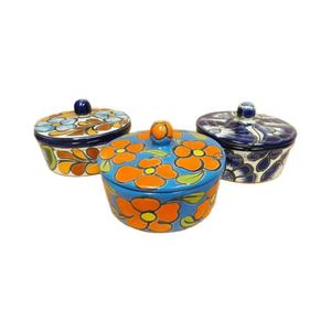 Casserole élégante rose en nacre incrustée de diamants avec couvercle en acier martelé – Réchaud alimentaire haut de gamme pour présentation sur table - Product Image 2