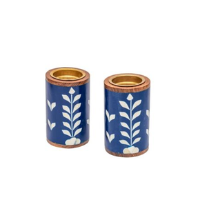 Portavelas de incrustaciones de hueso para velas de té y candelabros, tarro de vela con incrustaciones de hueso con logotipo personalizado - Product Image 5