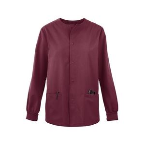 Blousons médicaux softshell d'hiver pour infirmières, blouses de travail chaudes, coupe ajustée, blousons zippés pour médecins et personnel. - Product Image 4