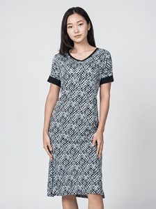 Vestido Midi de Maternidad y Lactancia Bmama con Doble Cremallera, Cuello en V, para Embarazo y Postparto, Ropa de Trabajo, Vestido de Moda al por Mayor - Product Image 4