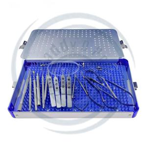 Juego de Cirugía Ocular Esterilizado a Alta Temperatura y Presión, Acero Inoxidable, 21 Piezas, Juego para Cataratas, Alta Calidad, CE ISO13485, Manual - Product Image 5