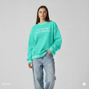 Sudadera cálida para mujer con cuello tipo campana, corte holgado, mangas largas y tela suave, ideal para uso casual en otoño e invierno. - Product Image 2