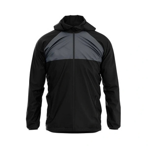 Gaelic Football Team <b>Rain</b> <b>Jacket</b> Hooded Canvas Waterproof Windproof Custom OEM Sports Training Shell - Product Image 3