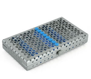 ถาดใส่เครื่องมือทำฟันแบบออโตเคลฟ ยี่ห้อ DIVIED INTERNATIONAL รุ่น BO-h81 ขายดีอันดับต้นๆ กล่องสแตนเลสแบบใช้ซ้ำได้ ใช้งานด้วยมือ - Product Image 5