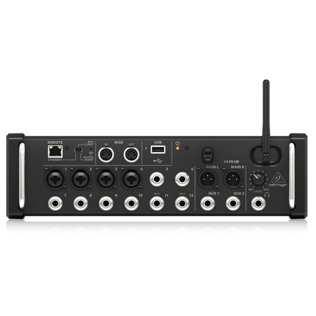 XR12 12 Channel Digital Mixer Console with Integrated WiFi USB Audio Interface Stereo Recorder for Live Sound Studio Recording
