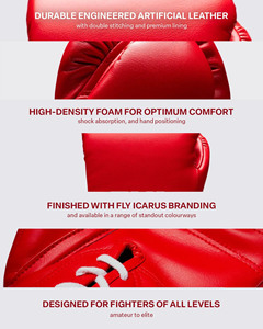 Guantes de Boxeo Five B de Primera Calidad con Logotipo Personalizado para Gimnasio y Fitness, 14oz, 10oz, 16oz, Guantes de Entrenamiento de Boxeo con Cordones - Product Image 5