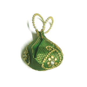 Sacs de Potli de mariage ethnique brodés à la main indiens sacs de Potli de pièce de monnaie sacs de Potli de retour de mariage sacs de cadeau - Product Image 1