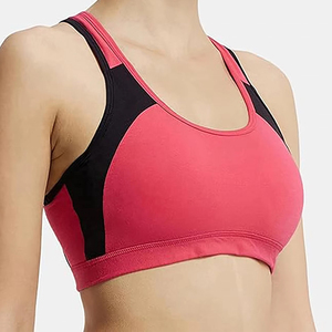 Soutien-gorge de sport pour femme de haute qualité, léger, en Spandex/Nylon, à maintien élevé, bretelles réglables, extensible dans quatre directions, pour la gym - Product Image 5
