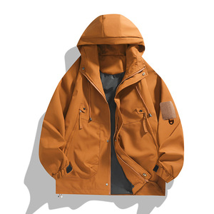 LAYENNE Giacca Outdoor Impermeabile alla Moda con Cappuccio Staccabile, Giacca a Vento per <span class=keywords><strong>Uomo</strong></span> e <span class=keywords><strong>Donna</strong></span> - Product Image 3