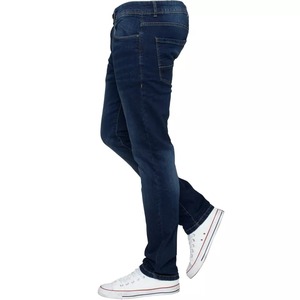 Jeans en denim premium pour hommes, coupe droite moderne, pour le travail, les loisirs et les aventures du week-end. Vêtements en conteneur. - Product Image 2