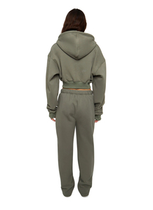 Survêtements de sport d'hiver pour femmes OEM de haute qualité, 100% coton respirant, écologiques, design 2 en 1, pour la salle de sport et le jogging - Product Image 2