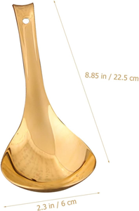 Cuillère à riz en acier inoxydable à long manche, grande spatule de service pour la cuisine, idéale pour les restaurants et la restauration - Product Image 3
