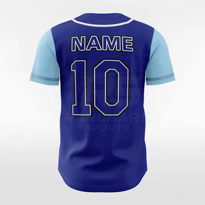 Baseball Jersey Mens <b>Athletic</b> Team Wear Button Front Lightweight Breathable Sports Mens Baseball Jersey - Product Image 4