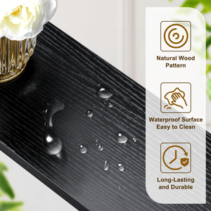 2 Pack 39.4\" Narrow <b>Console</b> <b>Sofa</b> <b>Table</b> with Power Outlets USB Ports Long Couch <b>Table</b> Metal Frame [Code 08954088] - Product Image 6