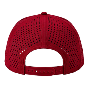 หมวกแก๊ปแบบ Snapback 7 แผง พรีเมียมสั่งทำพิเศษ ระบายอากาศได้ดี ตัดด้วยเลเซอร์ แต่งรูระบายอากาศ สไตล์สตรีทแวร์ รับผลิตแบบ OEM ODM ขั้นต่ำน้อย คุณภาพสูง ผ้าแคนวาส - Product Image 3