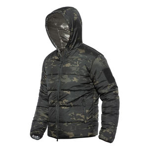 Blouson matelassé personnalisé pour homme à imprimé camouflage, chaud, respirant, écologique, à manches longues, avec capuche, vêtement d'extérieur d'hiver - Product Image 6