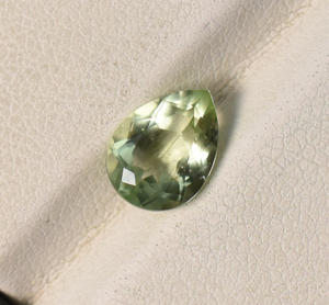 Piedra preciosa facetada de pera suelta de amatista verde de laboratorio 5X3mm a 9X6mm calibrada para joyería - Product Image 2
