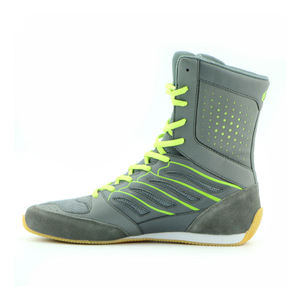 Super Quality Custom Leather Lace-Up Boxing <b>Boot</b> Trending Martial Arts Shoes Lightweight Breathable <b>Men</b> Women Footwears - Product Image 2