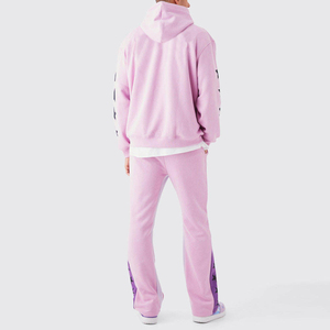 Survêtements pour hommes de haute qualité fabriqués en usine, fournisseur direct, vêtements de jogging, survêtement évasé surdimensionné personnalisé pour hommes - Product Image 2