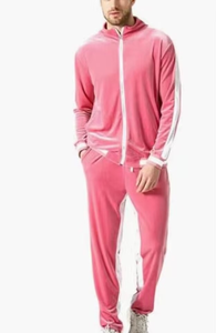 Ensemble de survêtement en velours imprimé respirant à capuche pour femme, 2 pièces, veste zippée intégrale et pantalon, idéal pour l'hiver - Product Image 5