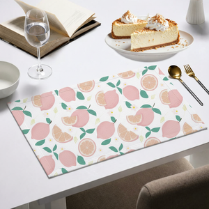 Sets de table réutilisables en tissu épais et lavable, antidérapants et résistants à la chaleur - Product Image 3