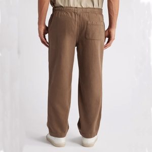 Pantalones Jogger Casuales de Lona para Hombre, Cintura Alta, 100% Algodón, para Entrenamiento Deportivo, Otoño, Venta al Por Mayor - Product Image 5