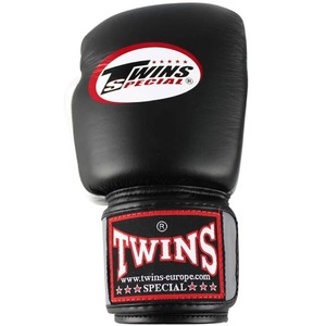 Guantes de Boxeo de Piel Vacuna Genuina Negra de Alta Calidad con Correa Ajustable para Entrenamiento, Sparring y Muay Thai - Product Image 3