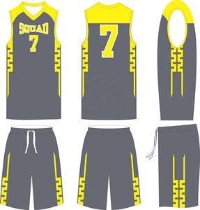 Maillot de basket personnalisé, créez votre propre tenue de basket, sublimation, taille adulte, respirant, antibactérien, unisexe - Product Image 3