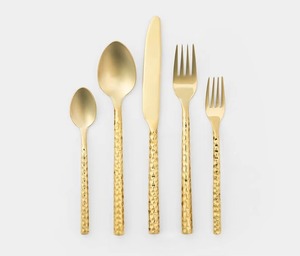 Nuevo juego de cubiertos de diseño de alta calidad con buen material, elegante juego de cubiertos de acero para boda al precio más bajo. - Product Image 3