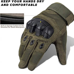 Guantes Tácticos de Alta Calidad con Doble Protección en la Palma y Nudillos Reforzados, Calidad de Exportación, Color Negro y Verde Oliva, Guantes de Caza al por Mayor - Product Image 5