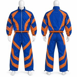 Manufacture High Quality Zip up Windbreaker Sets Track Suit Jogger Custom Logo <b>Nylon</b> <b>Tracksuits</b> for <b>Men</b> - Product Image 6