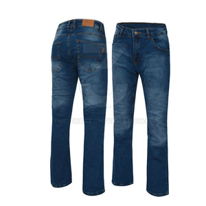 Pantalon en jean décontracté pour femme, taille haute, 100 % coton, respirant, tendance, personnalisable, prix bas, écologique, directement de l'usine - Product Image 3