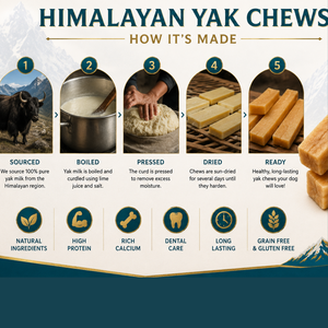 Golosinas Masticables Suaves de Leche de Yak del Himalaya Premium para Perros y Gatos - Altos en Proteínas, Sin Granos, Favorecen la Salud Dental y el Sistema Inmunológico - Product Image 3
