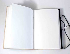 Wholesale High Customized Vintage Journal Handmade Recycled Cotton Paper Grey Color Cover Leather Gift - Product Image 3