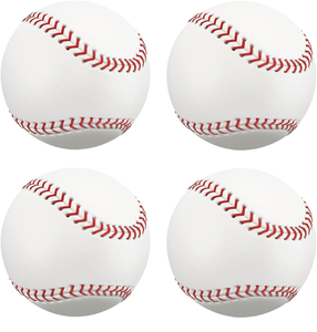 KATBROS INDUSTRIES Classic Baseball Training <b>Ball</b> Red Stitching Durable Leather 9 Inch Right-Handed Composite <b>Bat</b> Material Model - Product Image 3