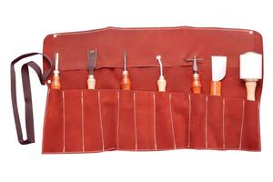 Bolsa Enrollable para Herramientas de Cuero con 7-8 Bolsillos, Impermeable y Ligera, Capacidad de 150 lb para Transportar Herramientas - Product Image 4